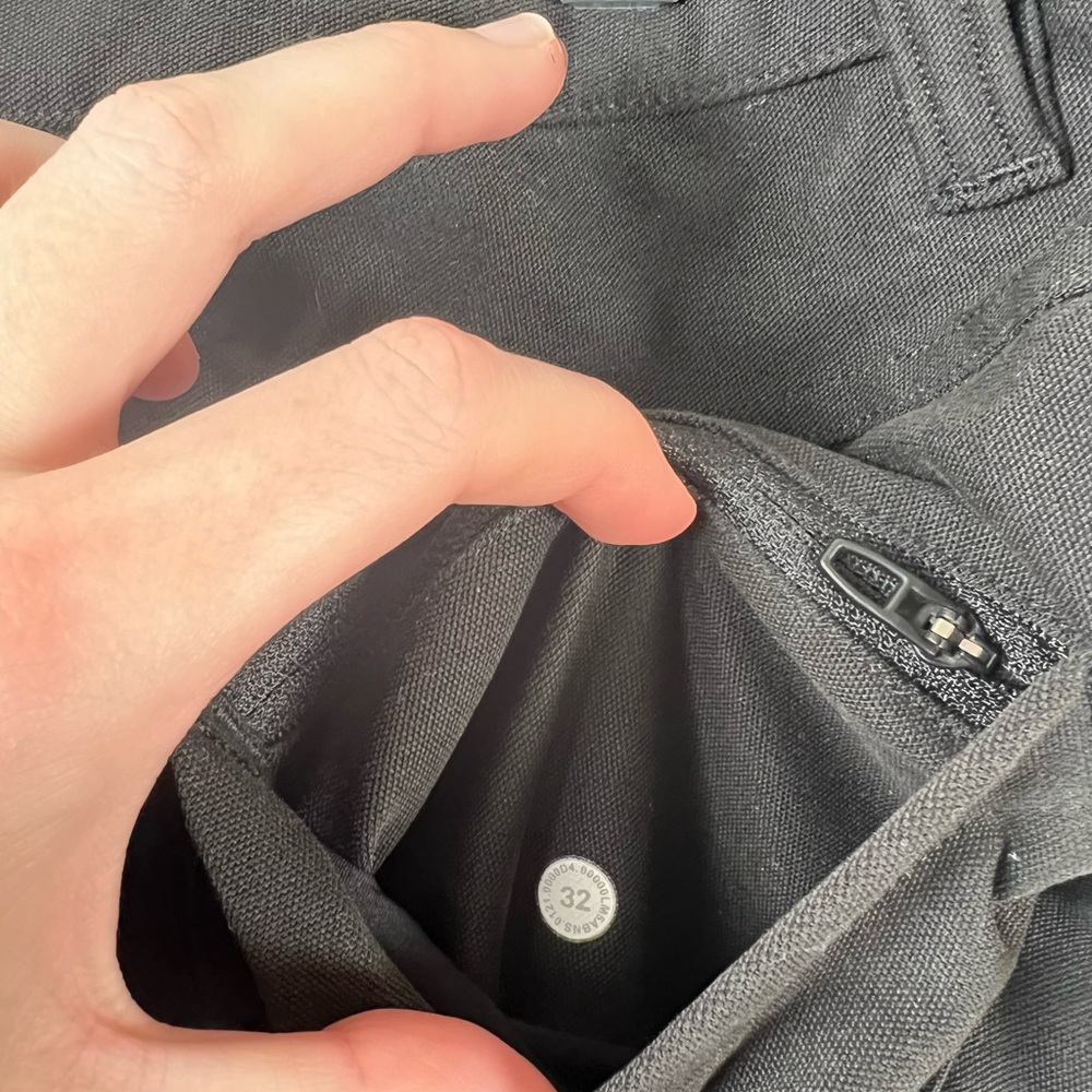 Lululemon Men's ABC Pant Size 32 Utilitech Abrasion Resistant LM5ABNS Black S - Picture 5 of 7